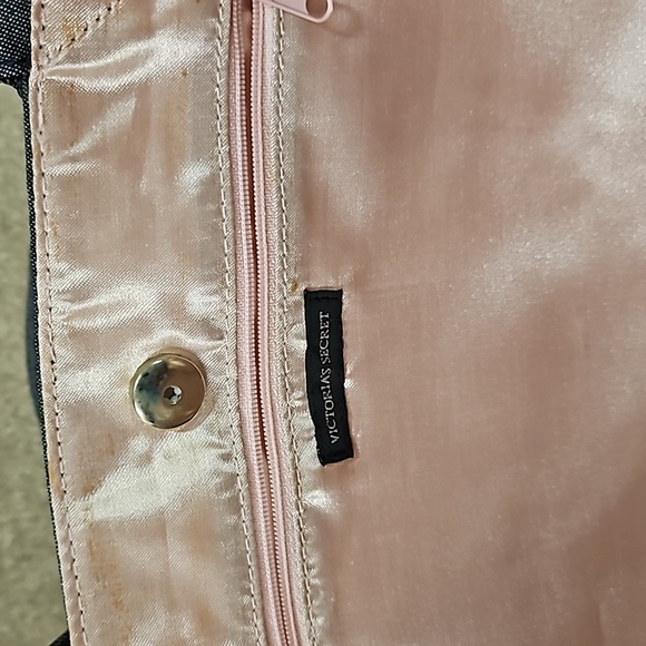 3/$20 🎉 Victoria's Secret denim corset tote bag - Picture 7 of 9